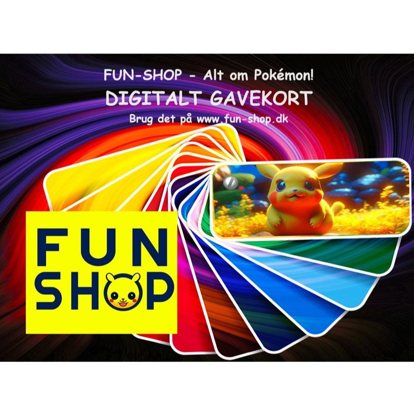 Fun-shop gavekort – den ideelle gave til enhver, der elsker samlerobjekter og sjove produkter fra vores webshop.