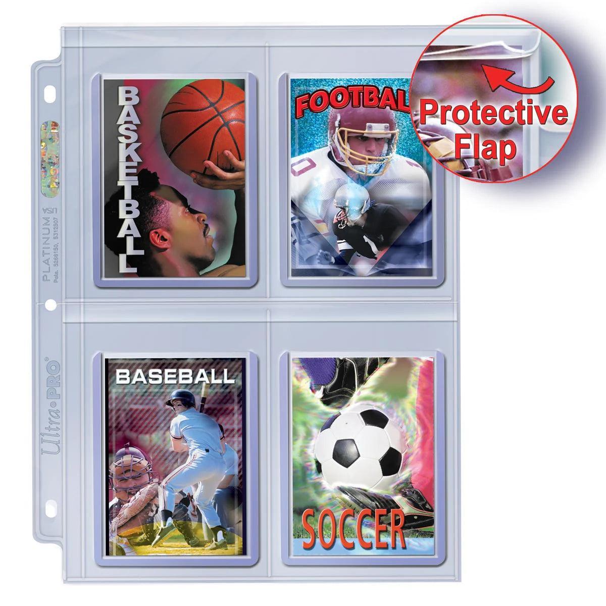 Ultra PRO Platinum 4-lommers plastlomme
