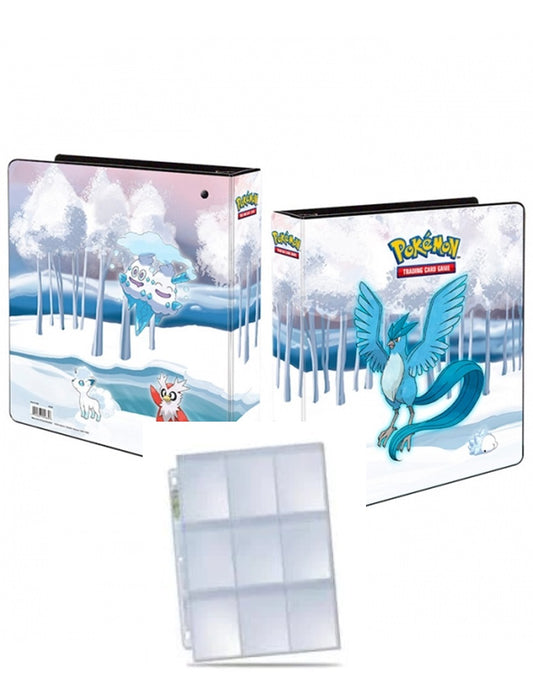Pokemon ringbind mappe - Gallery Series Frosted Forest - med 10 sider med lommer - tilbud!