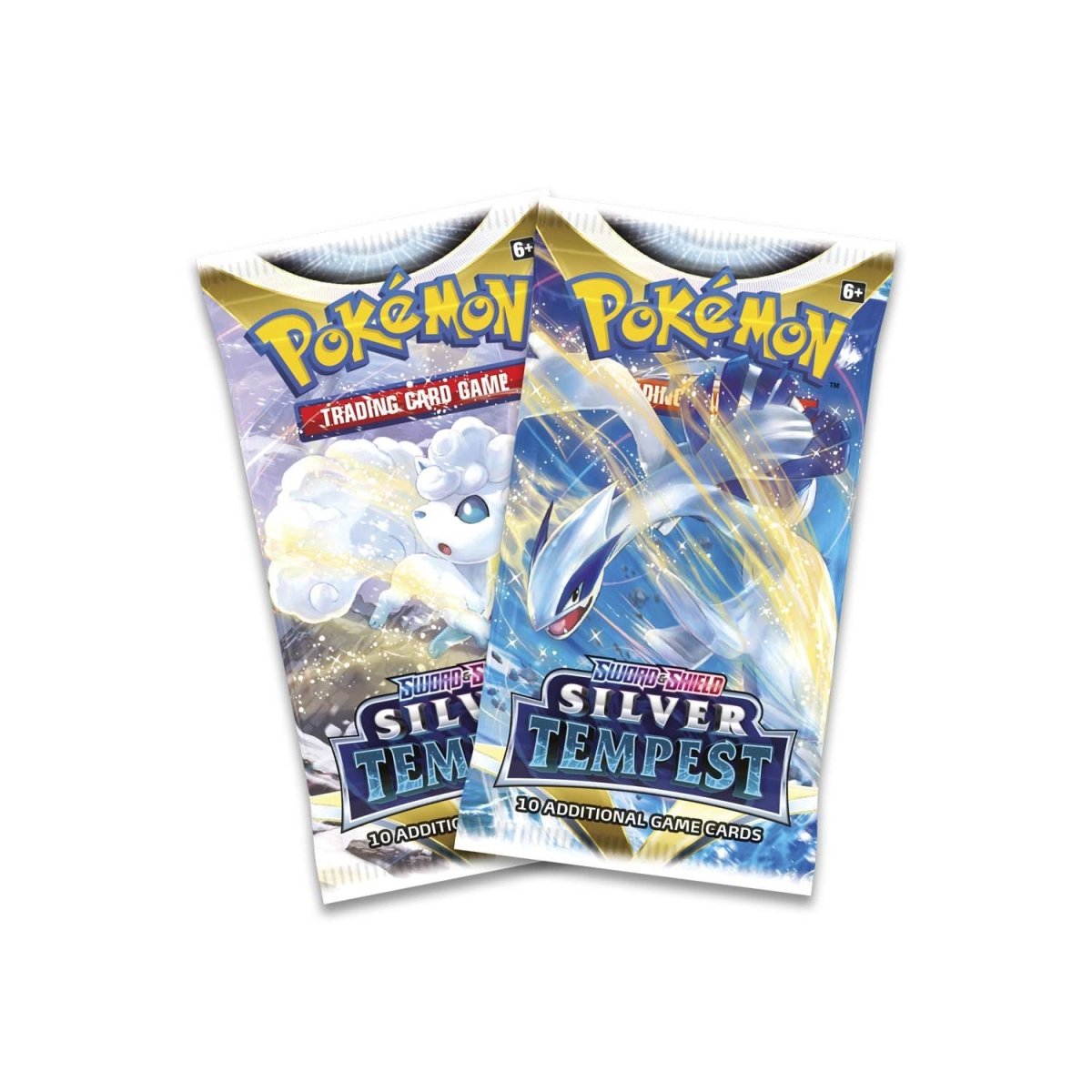 To Silver Tempest boosters som er inkluderet i Pokémon Back to School Pencil Tin 2023