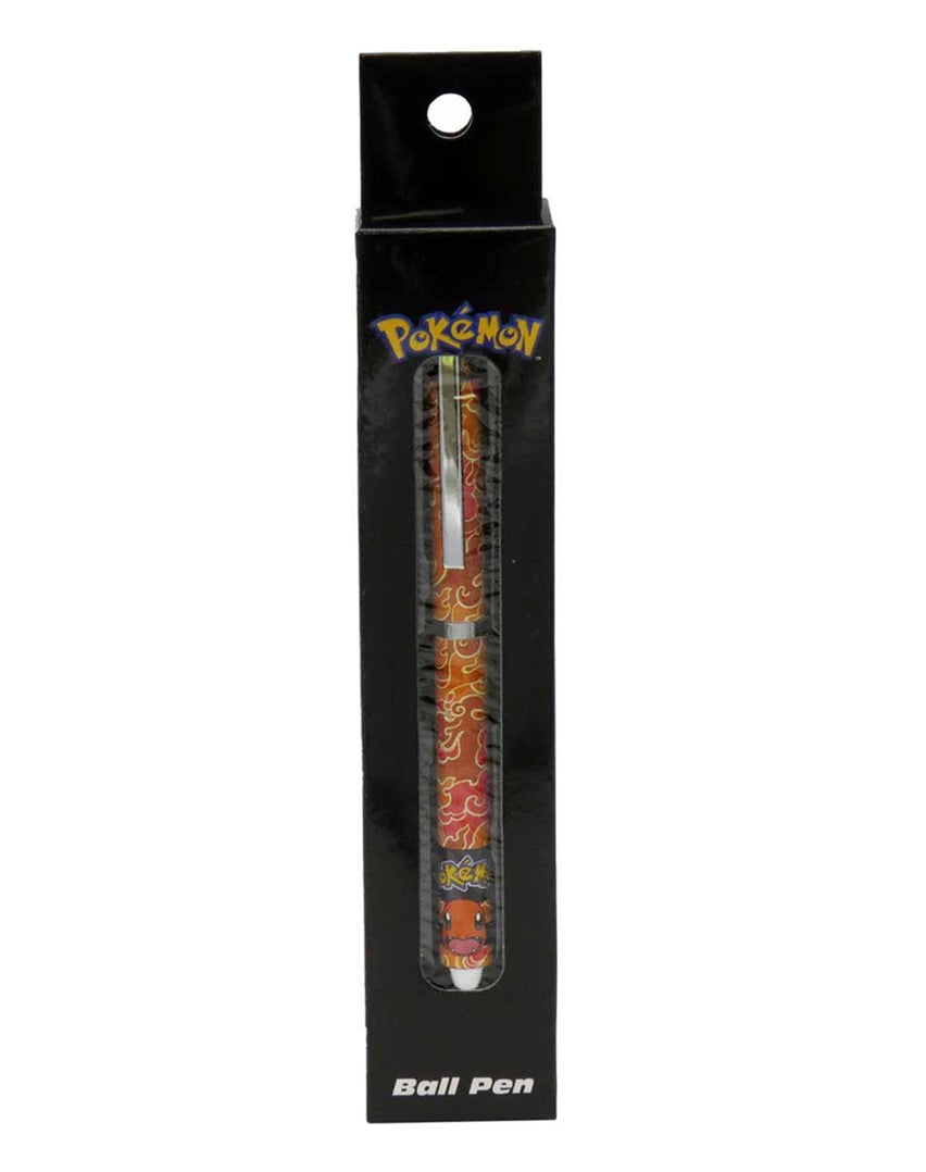Pokémon kuglepen med flot design af Charizard, Charmeleon og Charmander – en must-have for enhver Pokémon-entusiast.