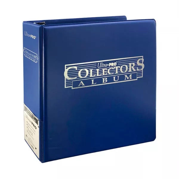 Ultra Pro Collectors Album – robust blåt ringbind til samlerkort med beskyttende lommer og smart design.