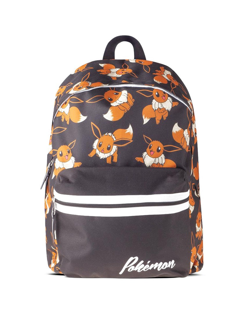 Pokémon-rygsæk med et flot Eevee-design, ideel til samlere og fans.
