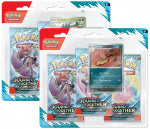 Pokémon TCG: Scarlet & Violet – Journey Together 3-pack blister. Indeholder eksklusive kort og booster packs til din samling.