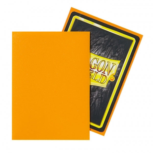 Dragon Shield Standard Sleeves iMatte Orange med levende orange finish.
