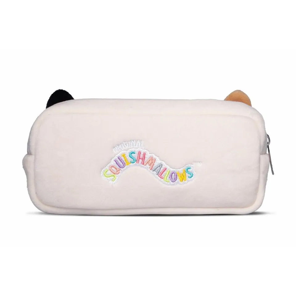 Squishmallows make-up taske med Fifi motiv – blød, kompakt og farverig taske med lynlås og broderi på bagsiden.