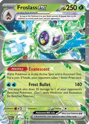 Froslass ex 003/182 Pokemon SV04 Paradox Rift