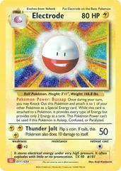 Holografisk Electrode Pokémon-kort 011/034 fra 2023 Classic Charizard Deck – elektrisk type med retro design og foil-