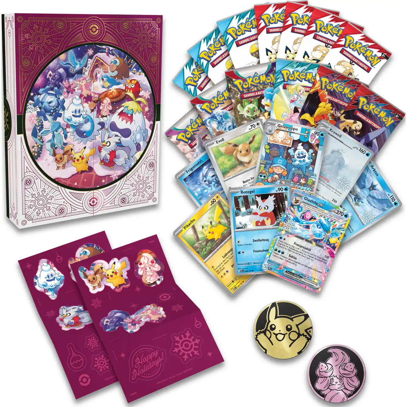 Pokémon TCG Julekalender 2025 med 25 låger. En super gave til enver Pokemon fan.