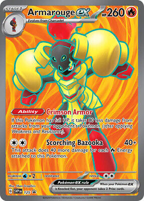 Pokémon Armarouge ex SVP125 – imponerende promo-kort med stærke evner og flot design fra SV Black Star Promos-serien