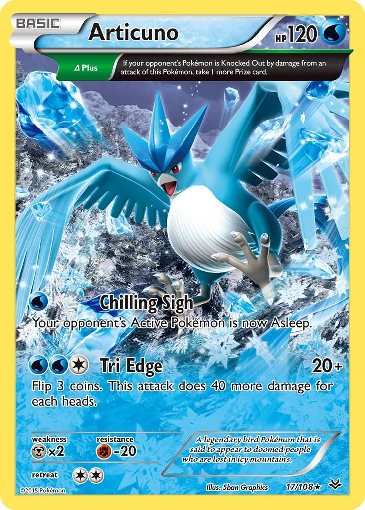 Articuno 17/108 Pokemon XY Roaring Skies