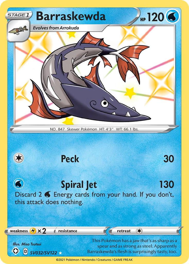 Barraskewda SV032/SV122 Pokemon - SWSH Shining Fates