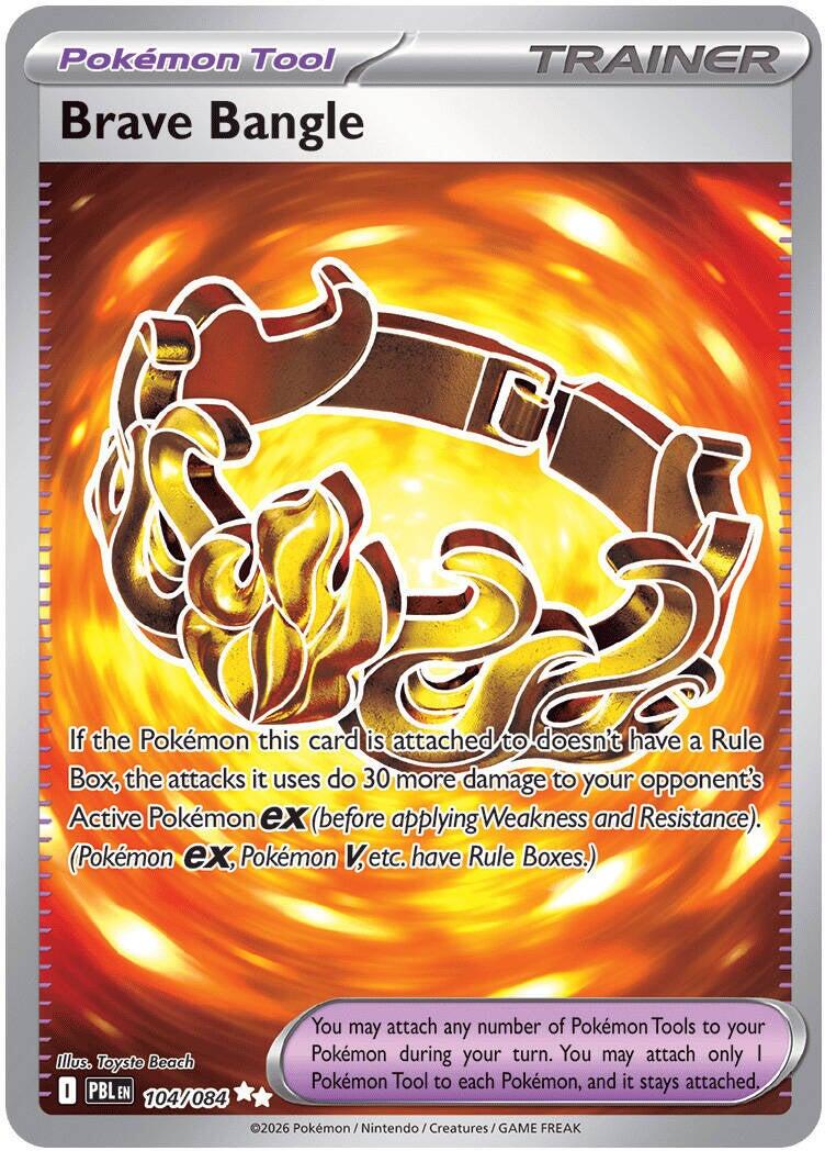 Brave Bangle ex 104/084 Pokemon ME05 Pitch Black