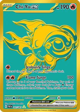 Chi-Yu ex 241/091 Pokemon SV04.5 Paldean Fates