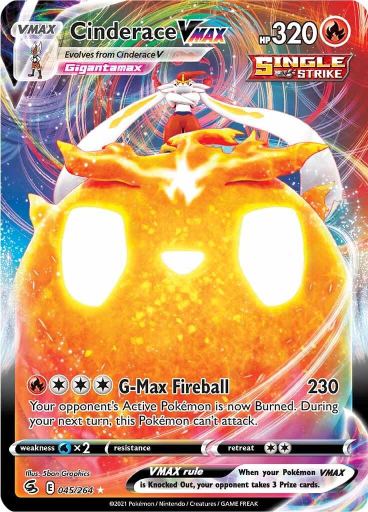 Cinderace VMAX - 045/264 Pokemon - SWSH Fusion Strike