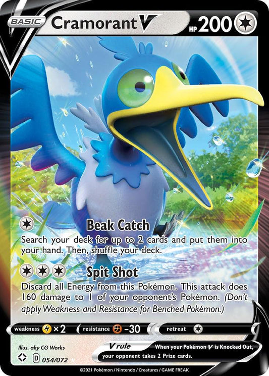 Cramorant V - 054/072 Ultra Rare - Shining Fates