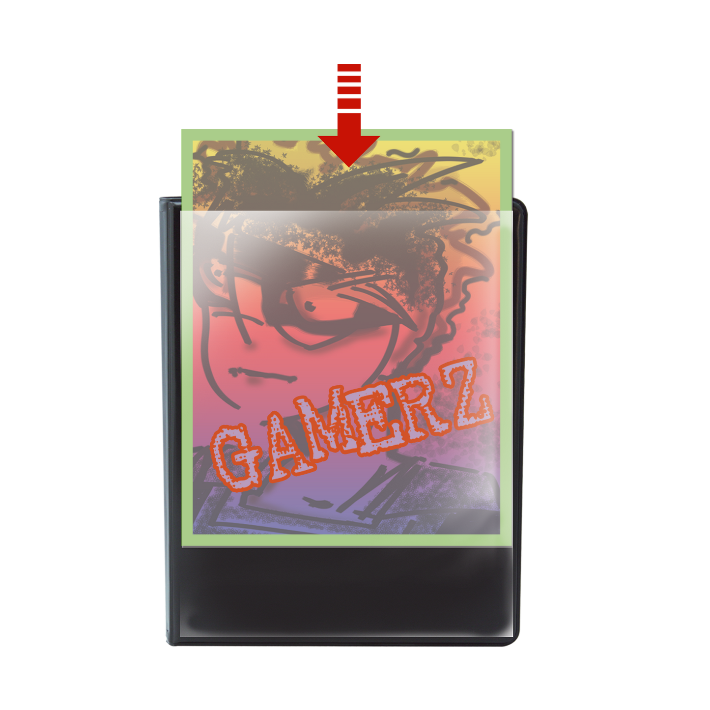 Create‑a‑Theme 9‑Lommer Mappe med 9 lommer pr. side, plads til 90‑180 kort og tilpasningsbart design.
