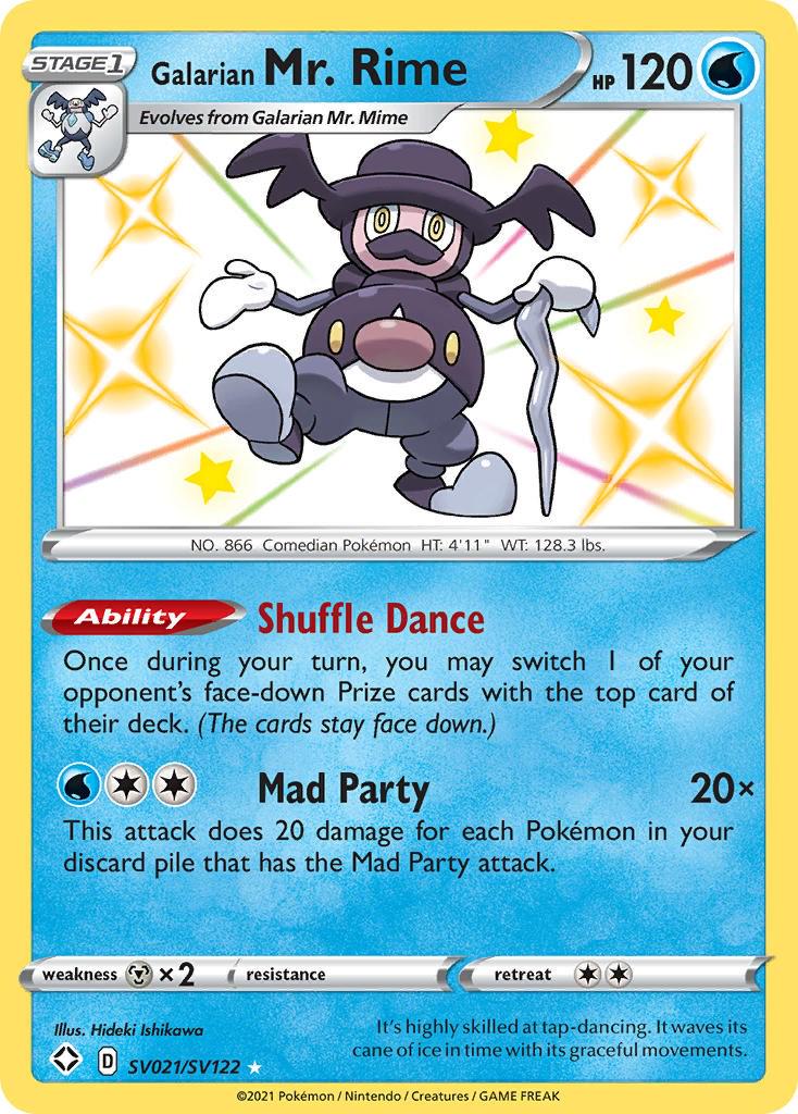 Galarian Mr. Rime SV021/SV122 Pokemon - SWSH Shining Fates