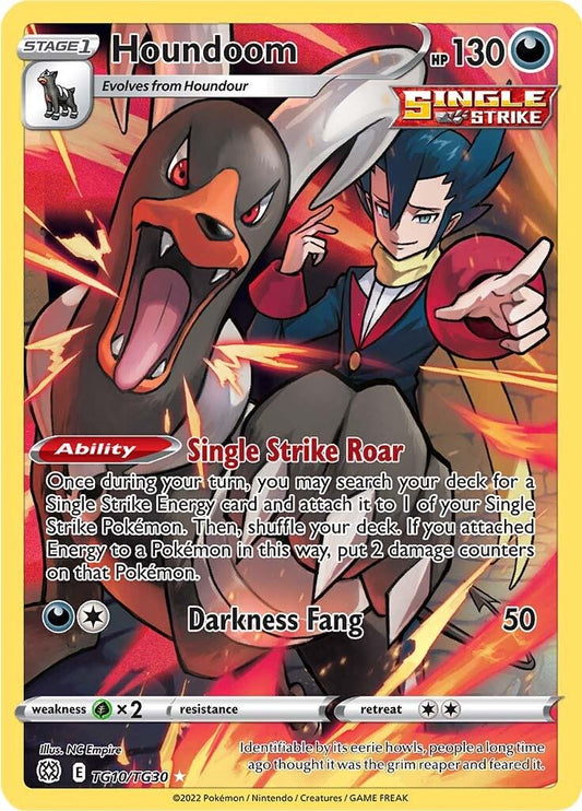 Houndoom er et Ultra Rare kort fra Pokemon SWSH Brilliant Stars serien.