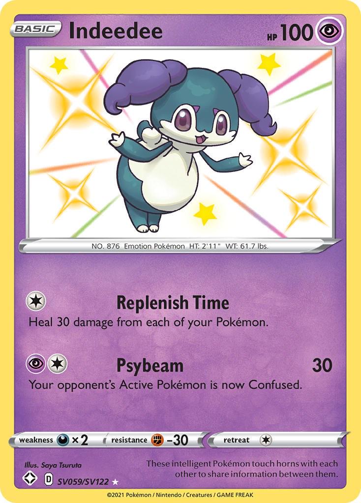 Indeedee SV059/SV122 Pokemon - SWSH Shining Fates