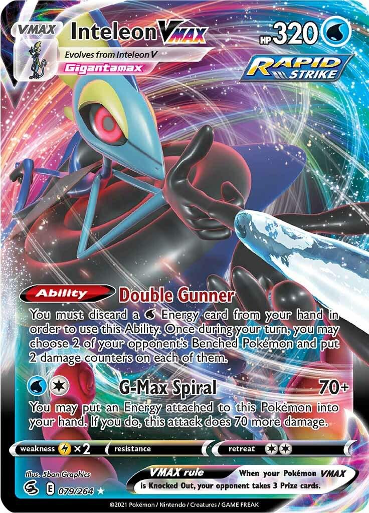Inteleon VMAX - 079/264 Pokemon - SWSH Fusion Strike