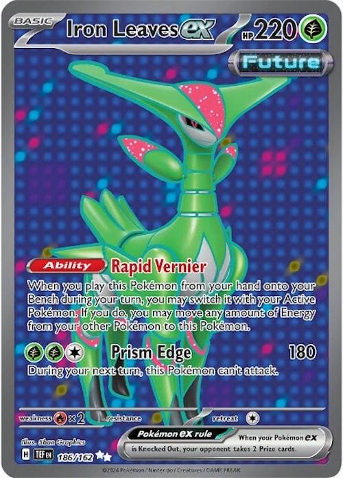 Iron Leaves ex 186/162 Pokemon SV05 Temporal Forces