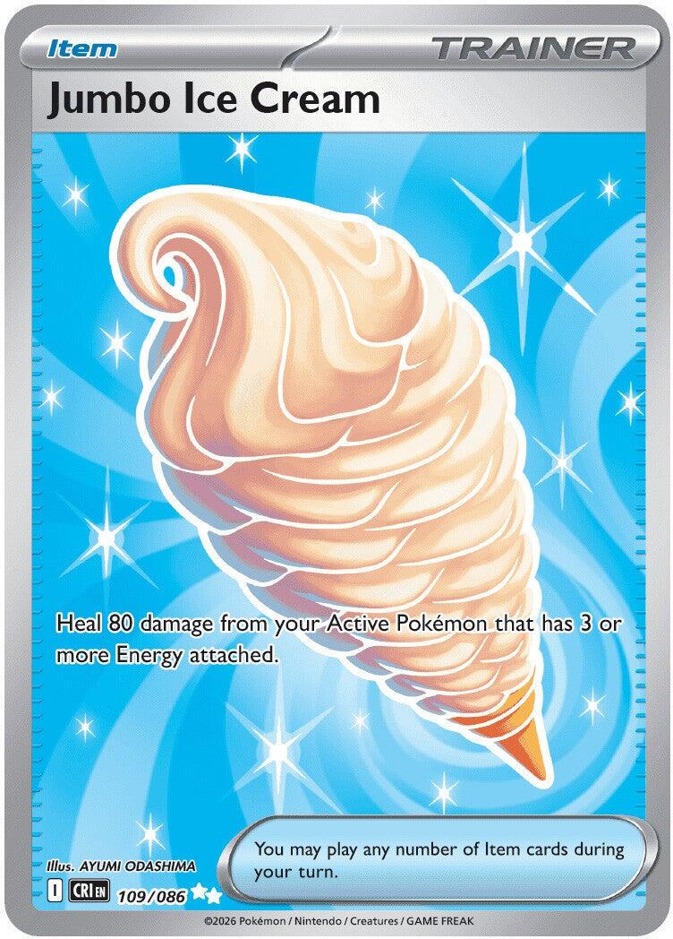 Jumbo Ice Cream 109/086 Pokemon ME04 Chaos Rising