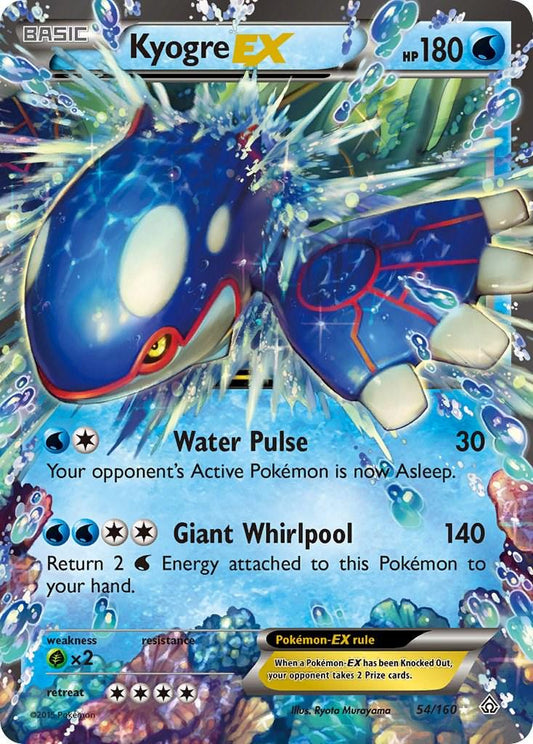 Kyogre ex 54/160 Pokemon XY Primal Clash
