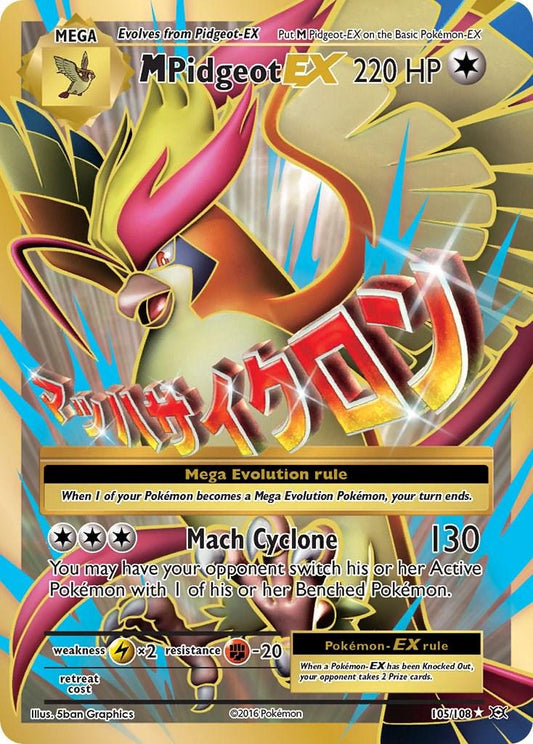 Mega Pidgeot-EX 105/108 Pokemon XY Evolutions