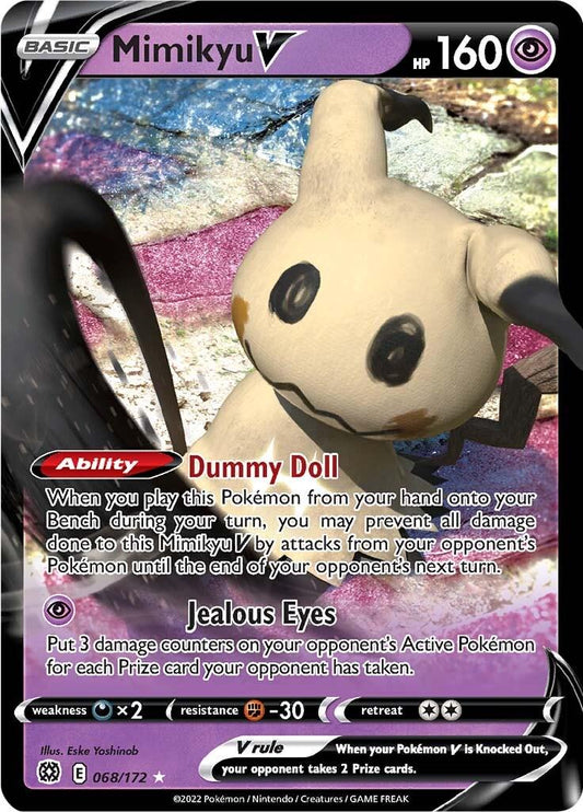 Mimikyu V - 068/172 Pokemon SWSH09 Brilliant Stars
