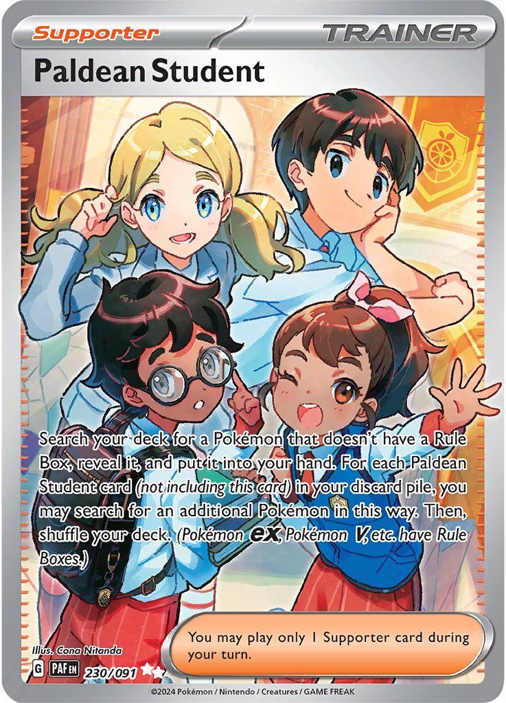 Paldean Student 230/091 Pokemon SV04.5 Paldean Fates
