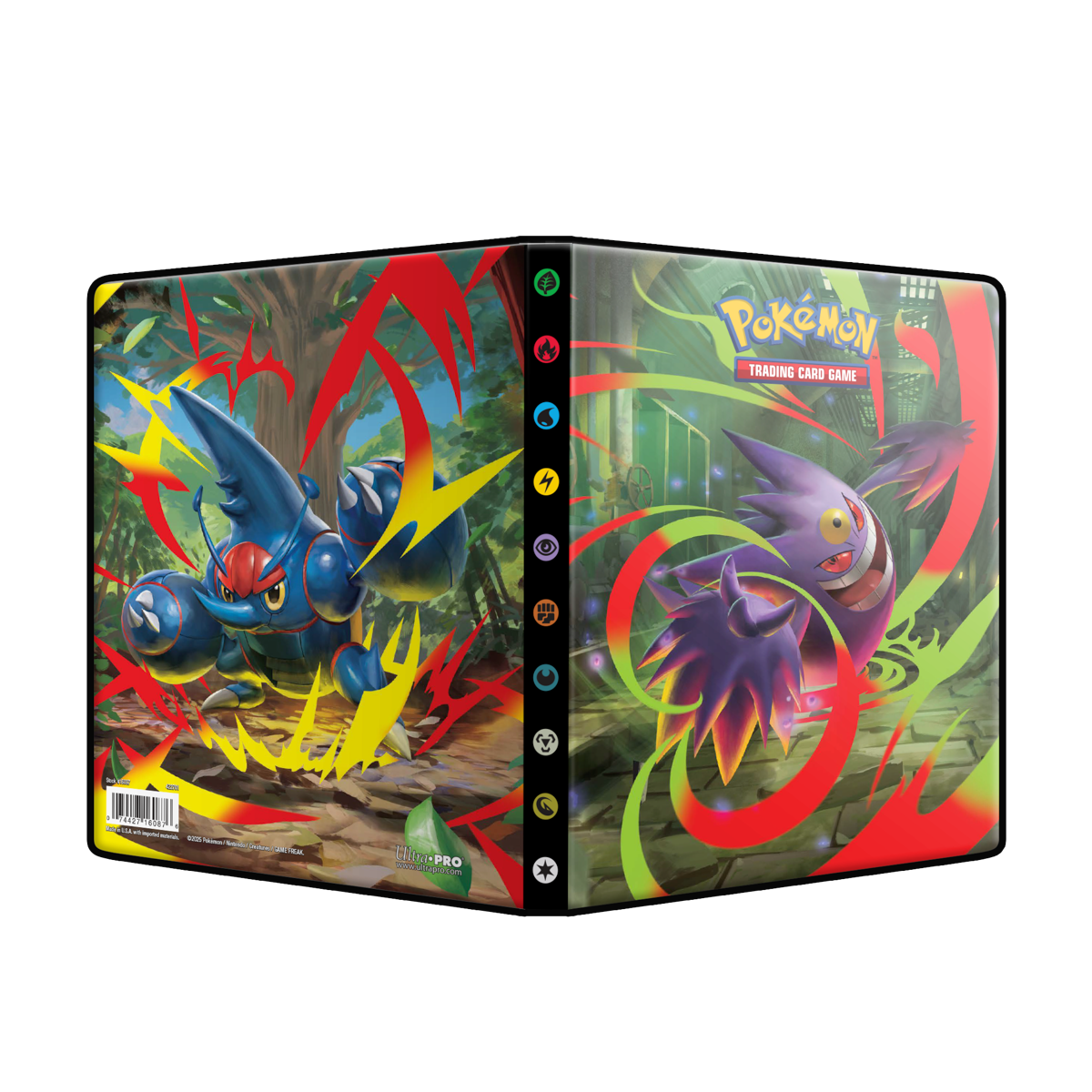 Pokémon ME 2 Phantasmal Flames 4 pkt portfolio til samlekort med 4 lommer pr. side