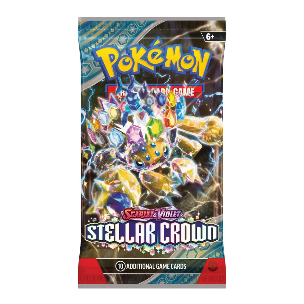 Pokémon TCG: Stellar Crown - Blister + Booster + Mappe Sæt