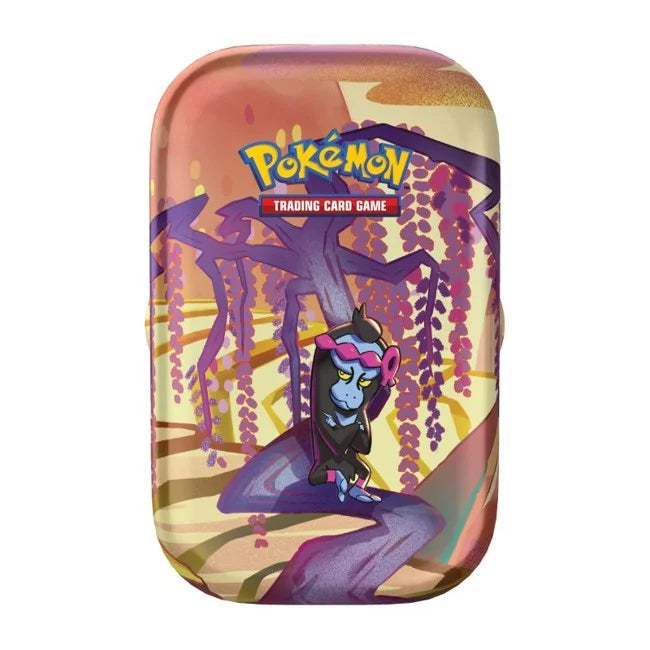 Pokemon sv6.5 Shrouded Fable minitin med Munkidori motiv på.