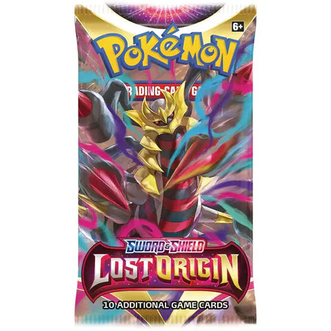 Pokémon Sword & Shield Lost Origin – Booster pakke med unikke kort og strategiske muligheder.