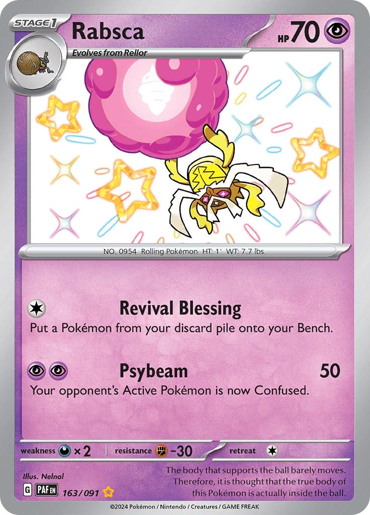 Rabska 163/091 Pokemon SV04.5 Paldean Fates