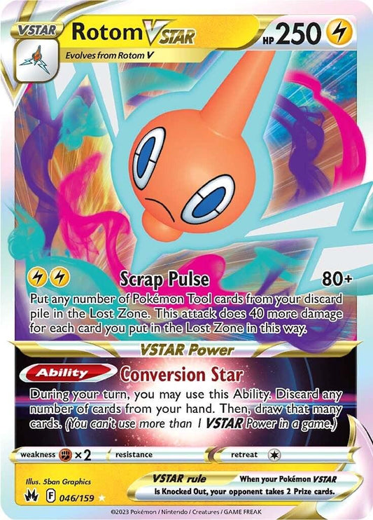 Rotom VSTAR 046/159 Pokemon SWSH Crown Zenith