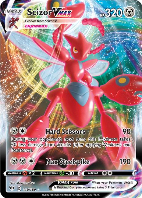 Scizor VMAX – 119/189 - SWSH3 Darkness Ablaze