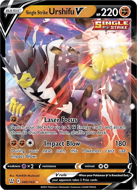 Single Strike Urshifu V - 085/163 Pokemon - SWSH Battle Styles