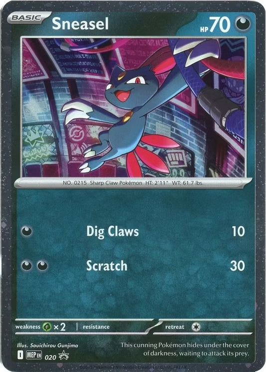 Sneasel MEP020 Pokemon Phantasmal Flames