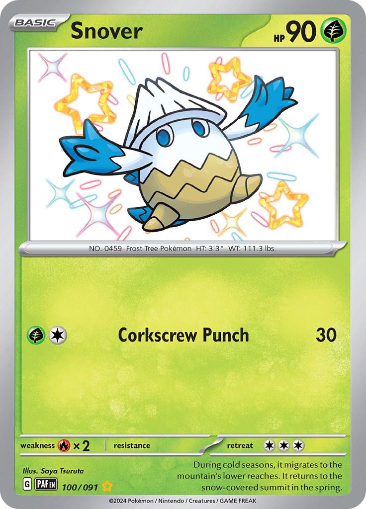 Snover 100/091 Pokemon SV04.5 Paldean Fates