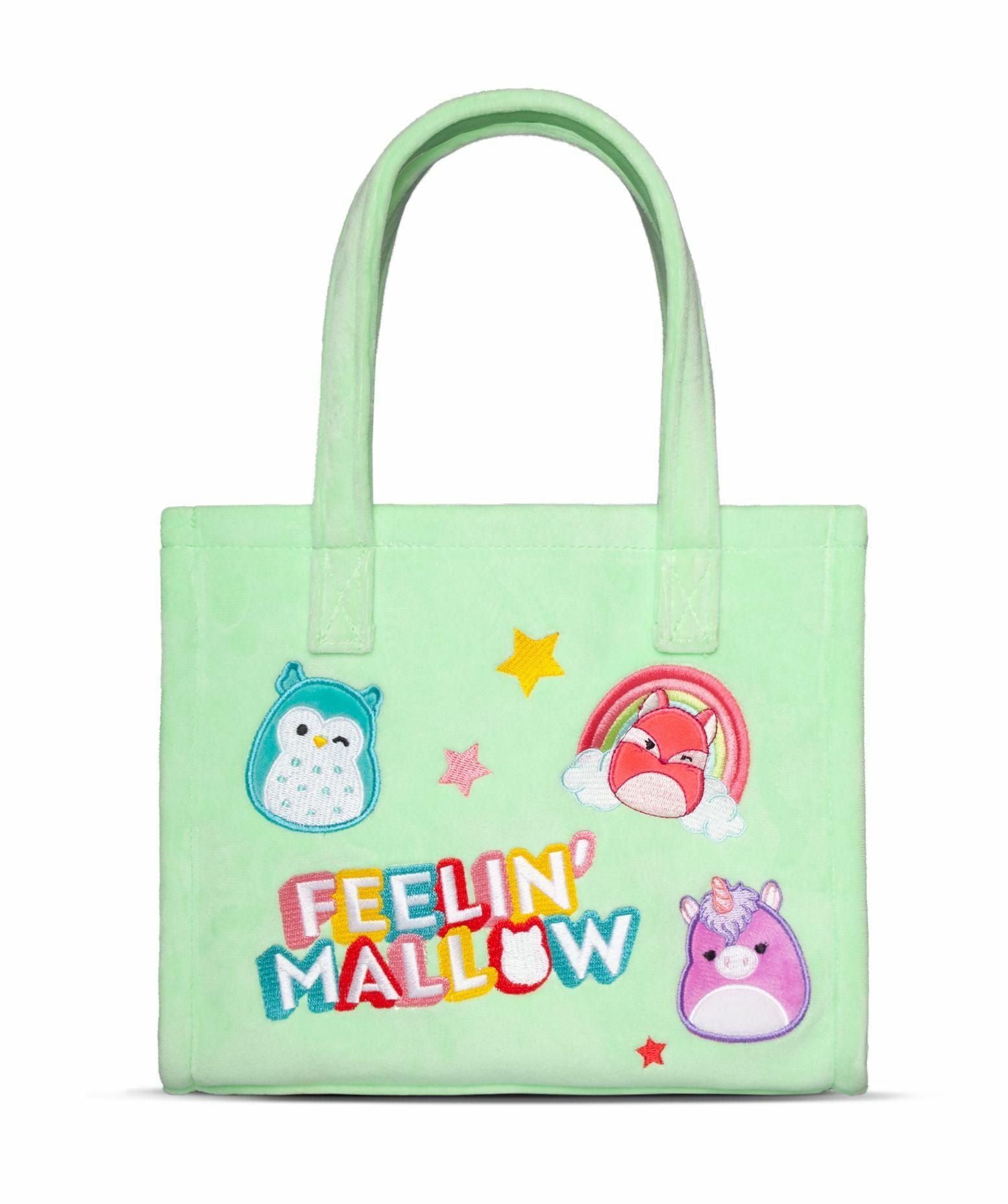Squishmallows Feelin’ Mallow Tote Taske med farverigt Squishmallows‑motiv, rummelig og slidstærk til hverdagsbrug.
