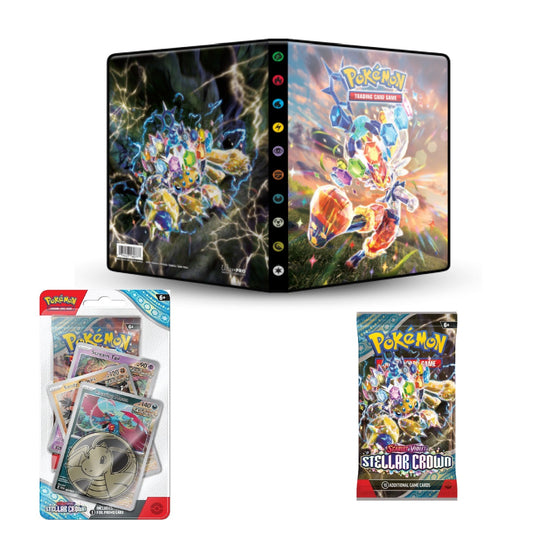 Pokémon TCG: Stellar Crown - Blister + Booster + Mappset