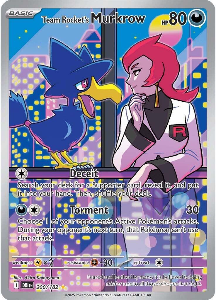 Team Rocket’s Murkrow 200/182 – SV10 Destined Rivals