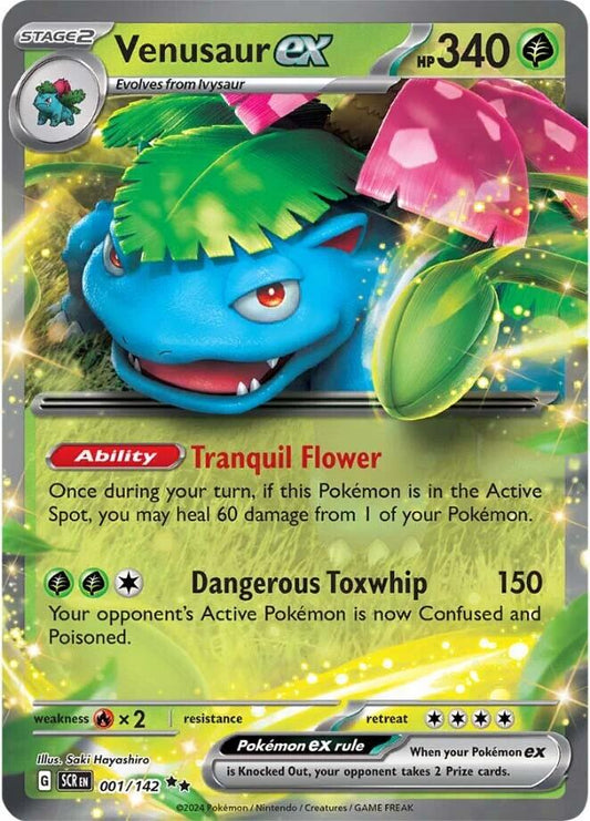 Venusaur ex – 001/142 – SV07 Stellar Crown