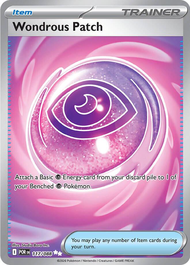 Wondrouse Patch 117/088 Pokemon ME03 Perfect Order